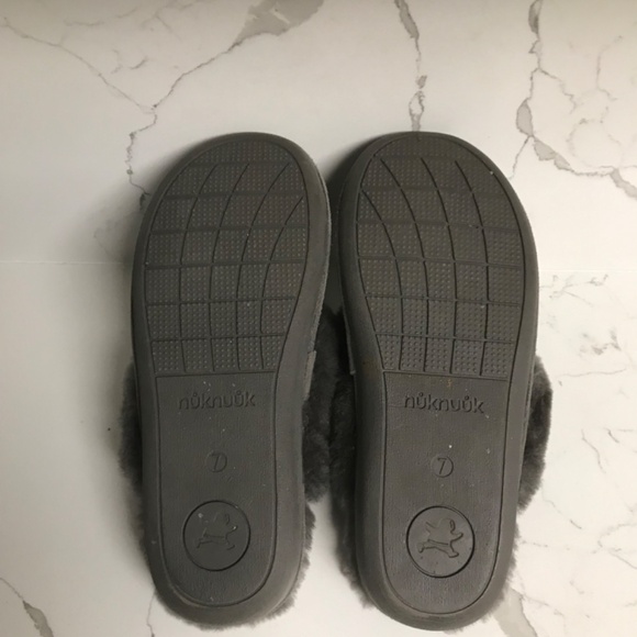 Women’s Joy Nuknuuk Slipper Moccasins Charcoal Grey US 7 - Picture 5 of 6
